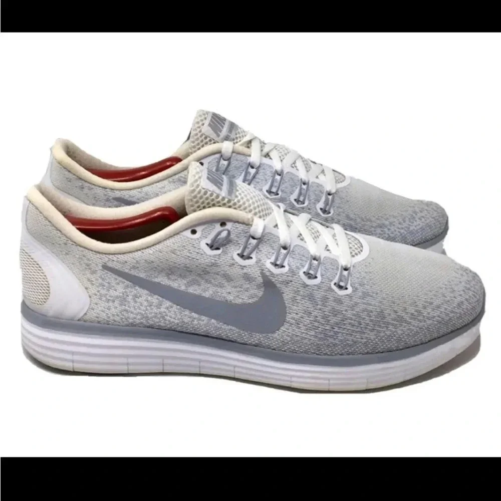 Nike Free RN Distance White Wolf Grey Women’s 9 M